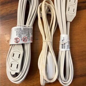 White Power Extension Cord